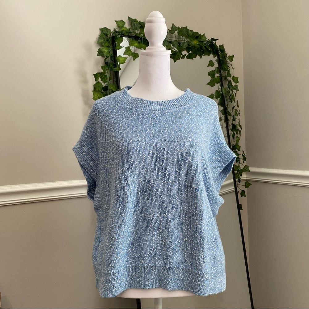 Women's Blue Knit Sweater